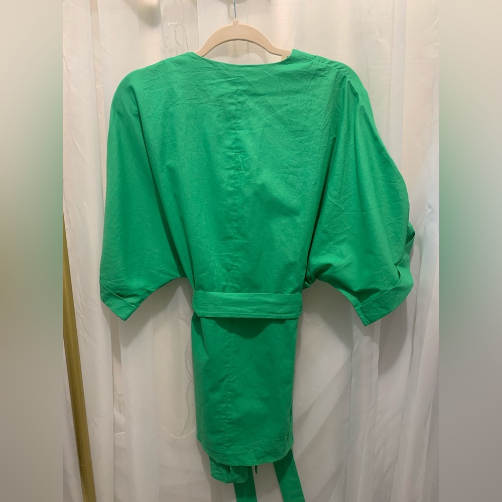 Commense Oversized Linen Tied Two Piece Pants Set - Picture 6 of 11